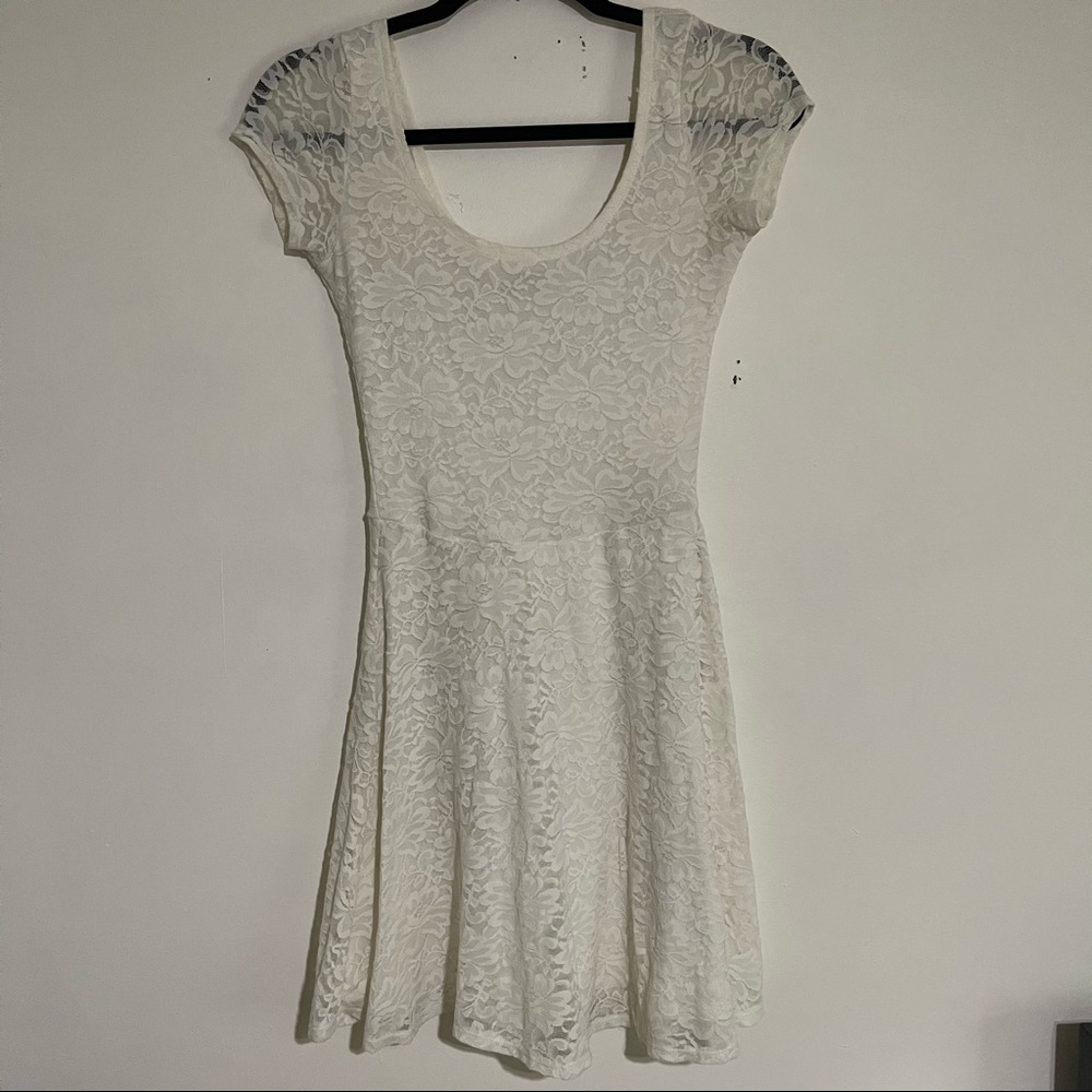 Abercrombie & Fitch White Floral Dress